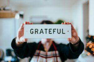 Feel gratitude